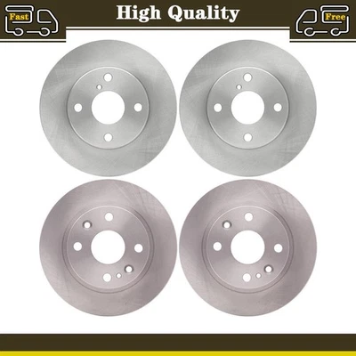 4 Front Rear OE Disc Rotors Fits Mazda Miata 1.6L - Image 1 of 4