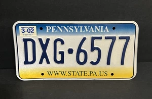 Pennsylvania Nummernschild, DXG - 6577 WWW.STATE.PA.US — Top Zustand - Bild 1 von 22