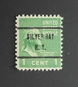 Silver Bay, New York Type 719 Precancel - 1 cent Prexie - U.S. #804 - NY - Picture 1 of 1
