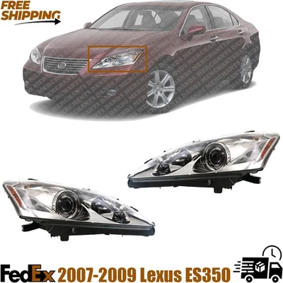 ES350 07-09 FARO DIESTRO Y DERECHO, Lente y Carcasa, Halógeno Foto 1 de 4