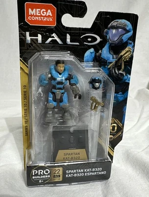HALO SERIE 10 MEGA BLOQUES CONSTRUX UNSC SPARTAN KAT-B320 MINIFIGURA GFT38 NUEVO EN PAQUETE Foto 1 de 3