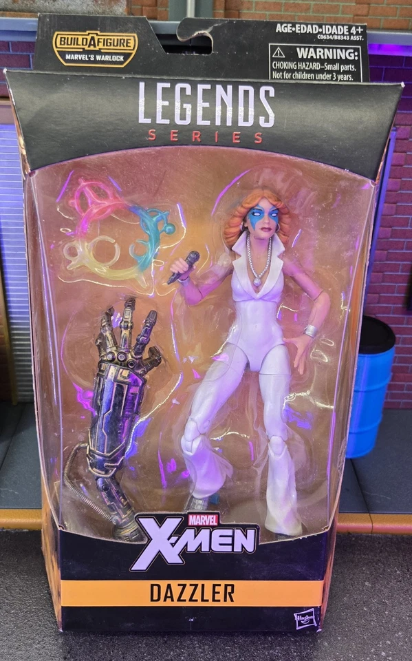 Figura de acción Warlock BAF Wave Marvel Legends X-Men Disco Dazzler 6" NUEVA EN CAJA Foto 1 de 3