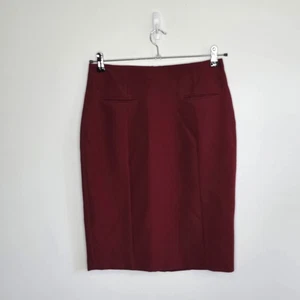 Preview Target Skirt Red Size 10 Pencil Lined Back Slit Knee Length Business - Picture 1 of 10