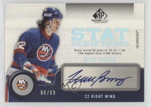2005-06 SP Game Used Edition Statscriptions /69 Mike Bossy #ST-MB Auto HOF - Picture 1 of 3