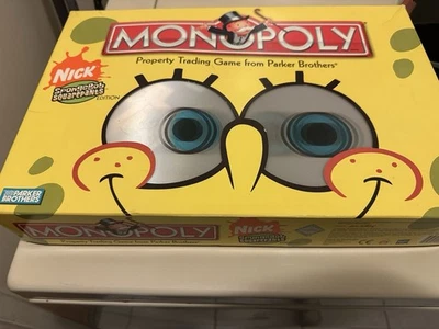 MONOPOLY Nick SpongeBob SquarePants Game - 2005 Edition 100% Complete - Image 1 of 4