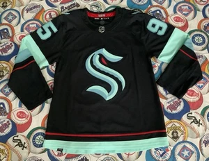 Seattle Kraken Andre Burakovsky Home Adidas Primegreen NHL Jersey Size 50 - Picture 1 of 5