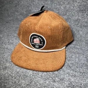 Billabong Corduroy Beige Tan Trucker Hat NWT Surfer Beach Skate Style One Size - Picture 1 of 9