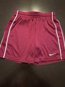 Unisex Nike Dri Fit Basketball Shorts Size X Small Gym Shorts Dark Red Sport - Picture 1 of 6