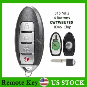 For NISSAN MAXIMA SENTRA Proximity Smart Keyless Entry Remote Key Fob CWTWBU735 - Picture 1 of 6