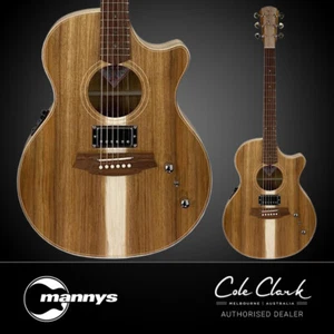Cole Clark TL2EC-BLBL-HUM Thinline Acoustic Electric w/ Humbucker & Cutaway inc - Picture 1 of 3