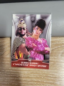 2016 Topps WWE Queen Sherri & "Macho Man" Randy Savage Power Couples Card #7