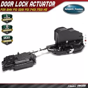Door Lock Actuator w/ Soft Close for BMW F10 528i F01 740i 750i M5 Front Left LH - Picture 1 of 8