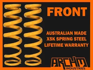 FRONT RAISED KING COIL SPRINGS FOR SUBARU OUTBACK 3RD GEN MY4/5/6/7/8 4 CYL - Picture 1 of 1