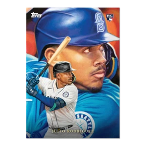 2022 JUEGO TOPPS DENTRO DEL JUEGO #8 JULIO RODRÍGUEZ - SEATTLE MARINERS - Imagen 1 de 2