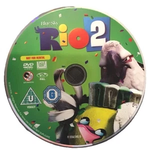 RIO 2. DVD 2014. Cert U. NUR DISC. GRATISVERSAND - Bild 1 von 2