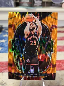 2022-23 Panini Select Basketball Fred VanVleet Orange Flash Raptors - Picture 1 of 2