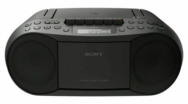 Sony CFD-S70 Boombox CD Player Radio Stereo Cassette - Black