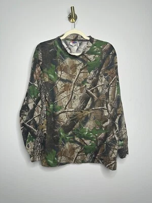 Camisa Pro Gear by Wrangler Vintage Realtree Camuflada Manga Larga Para Hombre Grande Foto 1 de 3