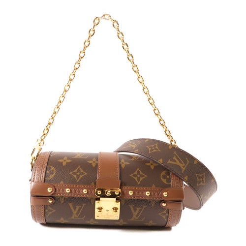LOUIS VUITTON（LV） Borsa Louis Vuitton LV GHW Papillon baule 2 vie catena M57835 monogramma marrone