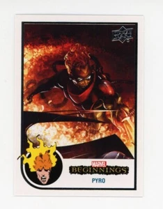 2022 Upper Deck Marvel Beginnings #116 Pyro Trading Card WHITE BORDER - Picture 1 of 1