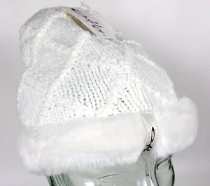 Oakley Diamond Fur Beanie Mütze Kappe Logo vorne - Kunstfell - Größe 8 - Neu mit Etikett - Bild 1 von 8