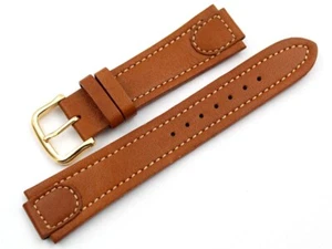 Seiko Brown Leather Watch Band 20/17Mm Casual Handmade Excellent Quality - Picture 1 of 5