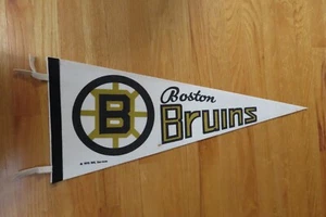 1970 NHL Services BOSTON BRUINS 30" Pennant w/ Tassels BOBBY ORR PHIL ESPOSITO - Picture 1 of 4