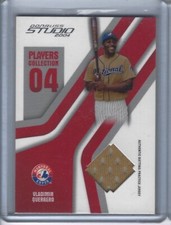 2004 Donruss Studio Players Collection Red Game Used Jersey #43/150 