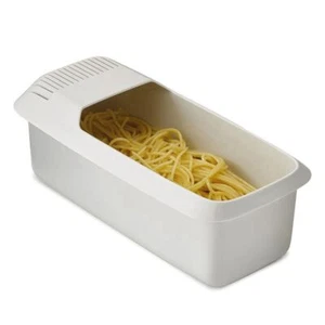 with Strainer Pasta Cooker Boat Steamer Noodle Cooking Box Kitchen Accessories - Picture 1 of 12