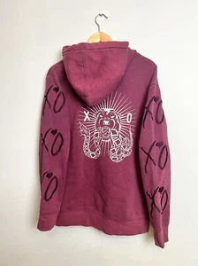 The Weeknd XO Band Hoodie Burgund Rare H&m Collab Streetwear - Picture 1 of 6