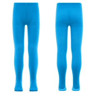 Kids Girls Ultra Soft Pro Dance Tights Footed Ballet Dance Pantyhose Stockings - Picture 1 of 104