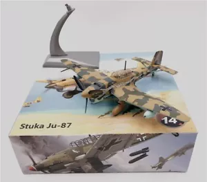 WLTK German Junkers Stuka Ju-87B Dive Bomber 1/72 Diecast Model Brown Ver. - Picture 1 of 11