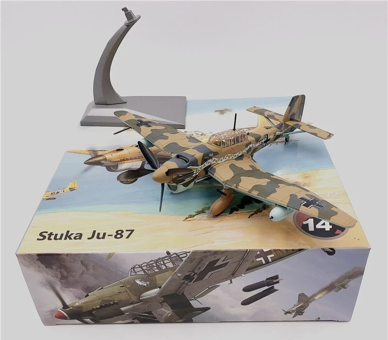 WLTK German Junkers Stuka Ju-87B Dive Bomber 1/72 Diecast Aircraft Model - Image 1 of 4