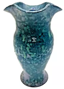 Robinson Ransbottom National Pottery Vase Orchid Drip Glaze 9" x 5 1/2" - Picture 1 of 17