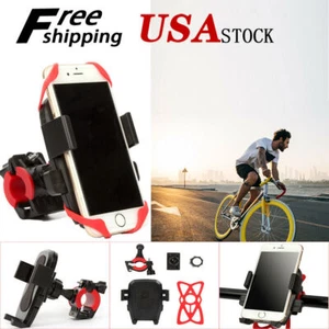 Universal Bike Bicycle Handlebar Stand Mount Holder For Mobile Cell Phone GPS - Picture 1 of 12
