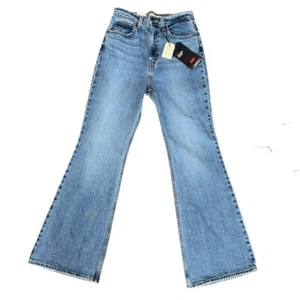 NUEVO Pantalones de mezclilla para mujer Levi's años 70 acampanados altos talla 28x32 - Imagen 1 de 9