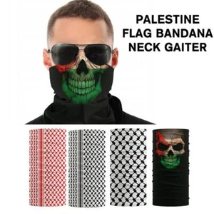 Palestine Flag Bandana Neck Gaiter Magic Scarf Headband Riding Unisex P3K5 - Bild 1 von 16