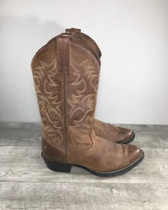 Herren Ariat 34725 Heritage R Zehe Western Leder Zum Überziehen Cowboystiefel Größe 8,5 D - Bild 1 von 10