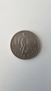 Costa Rica 1990 World Cup Coin. - Picture 1 of 2