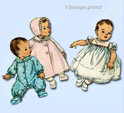 1950s Vintage Simplicity Sewing Pattern 4586 Toddler Girls 7 Day Dress Size 5 - Image 1 of 4