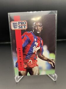 1990 Pro Set Soccer IAN WRIGHT #61 Rookie RC Card CRYSTAL PALACE Premier EX