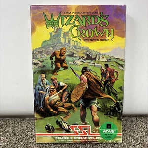 WIZARDS CROWN for ATARI 800 8 Bit Computers Tested CIB - Foto 1 di 10