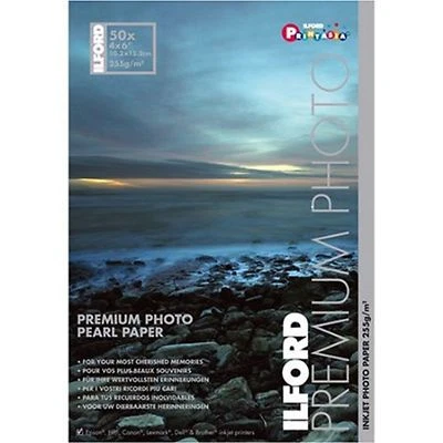 Luster Photo Paper Ilford 4x6x50 Sheets for Epson Canon HP all inkjet printers - Image 1 of 2