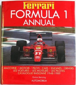 FERRARI FORMULA 1 ANNUAL 1989 ENRICO BENZING ISBN:8885880169 CAR BOOK - Picture 1 of 6