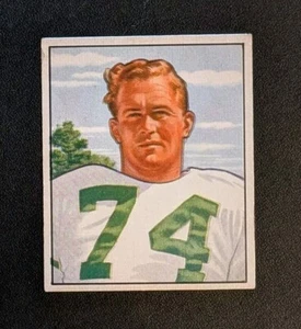 1950 Bowman #61 WALTER BARNES Rookie RC -- Eagles -- VG-VGEX, No Creases! - Picture 1 of 2