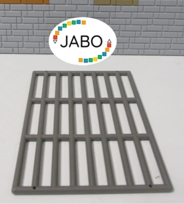 (N2/11) Lego 1x 6046 Grid Trap Gate 9x13 Old Dark Grey 6086 6090 5975 — 第 1/2 张图片