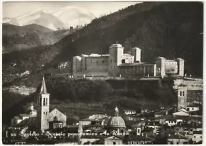 SPOLETO - PERUGIA - SCORCIO PANORAMICO E LA ROCCA - VIAGG. 1954 -54515- - Bild 1 von 1