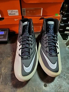 Nike Super Speed D 3/4 Fußballschuhe neu schwarz/weiß Herrengröße 13,5 - Bild 1 von 5