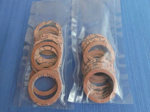 AC125- 20 Stück Dichtung 1 1/4" asbestfrei Sanitär und Heizung 38 x 28,5 x 2mm - Bild 1 von 1