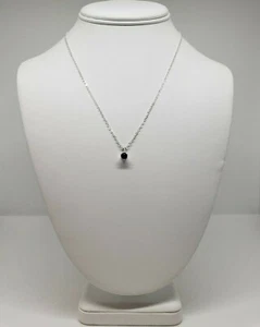 Damen Strass Anhänger Mode Halskette Lila Silberfarben Markenlos - Bild 1 von 3